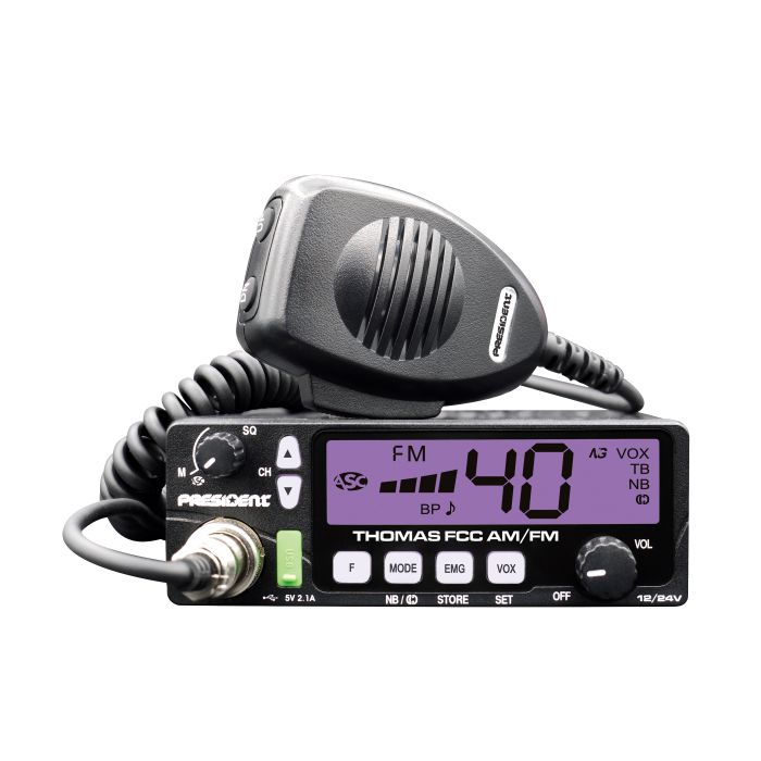 President THOMAS FCC AM/FM CB Radio