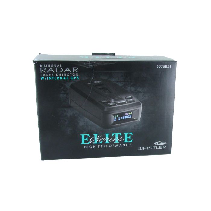 Whistler 5075EXS Laser Radar Detector w /Internal GPS