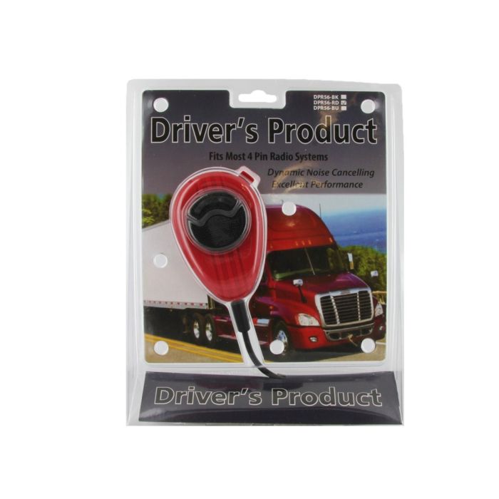 Driver's Product DP56 4 Pin Noise Canceling Microphone (Red)