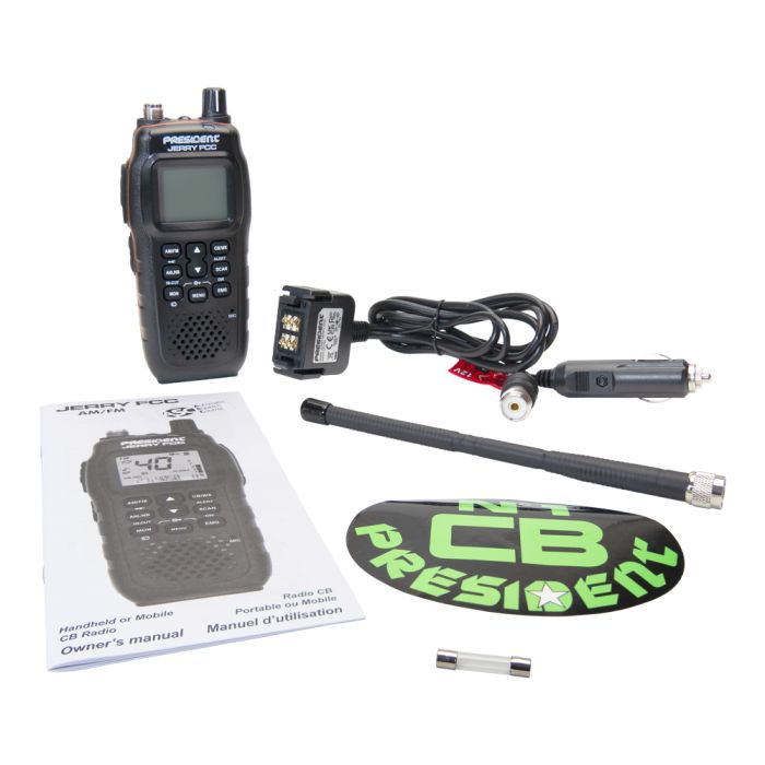 President JERRY FCC AM/FM Handheld CB Radio