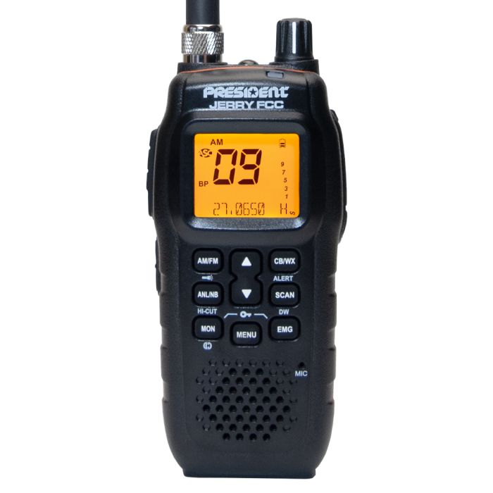 President JERRY FCC AM/FM Handheld CB Radio