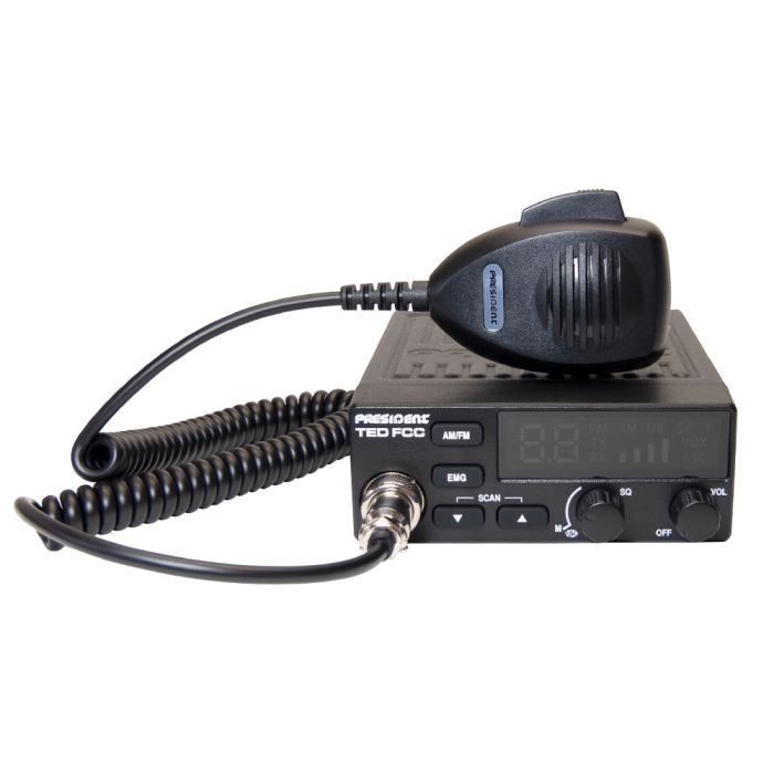 President TED FCC AM/FM CB Radio