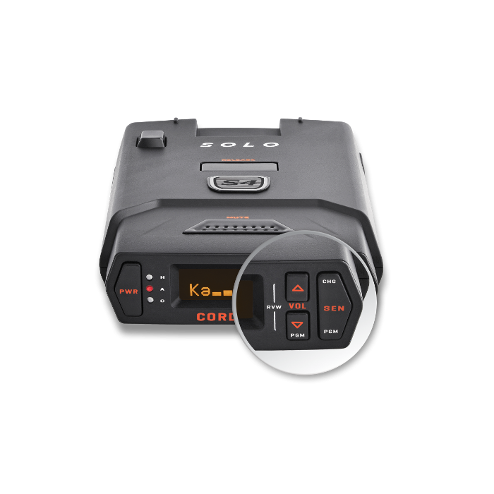 Escort Solo S4 Cordless Radar/Laser Detector