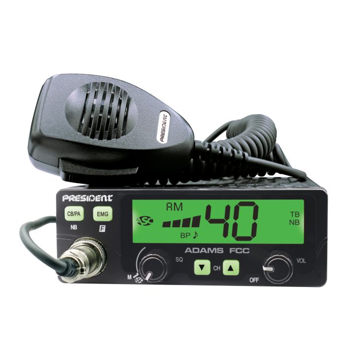 President ADAMS FCC CB Radio