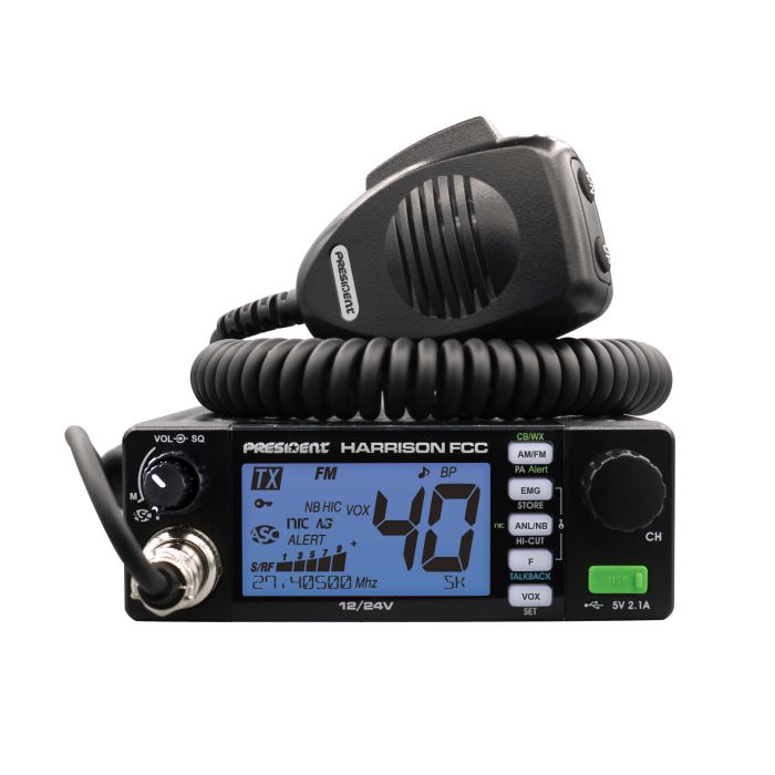 President HARRISON FCC AM/FM CB Radio