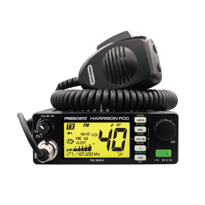 President HARRISON FCC AM/FM CB Radio