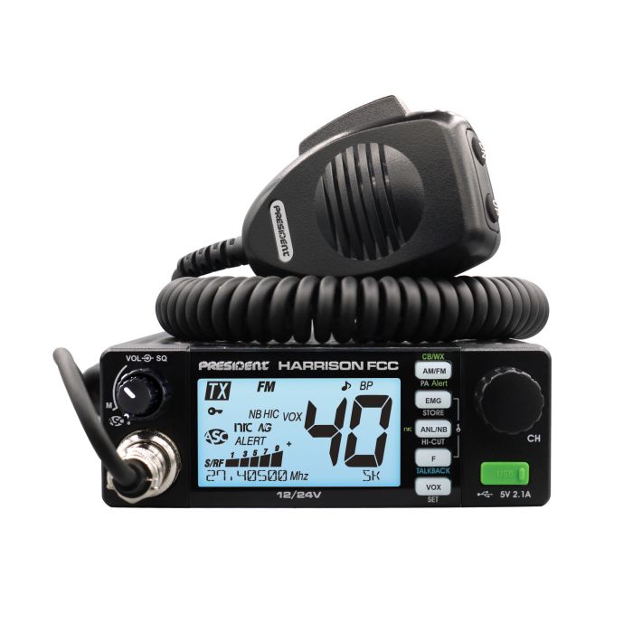 President HARRISON FCC AM/FM CB Radio