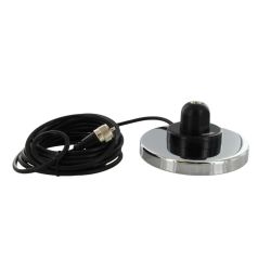 Tram Magnet Mount w/ Cable (5”, Chrome Steel, 3/8” connector)